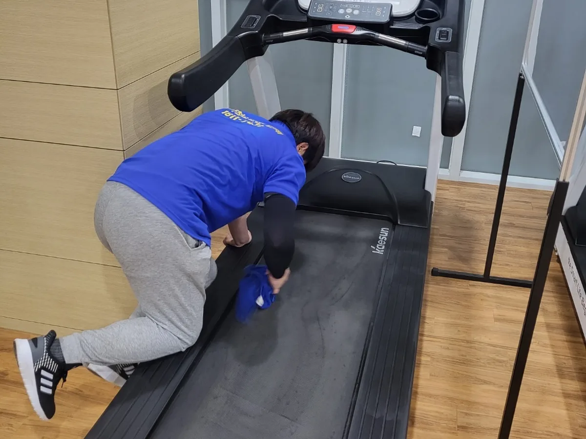 파주시 법원읍 피트니스 라커 검사실 위생청소 사례 - 행진크린